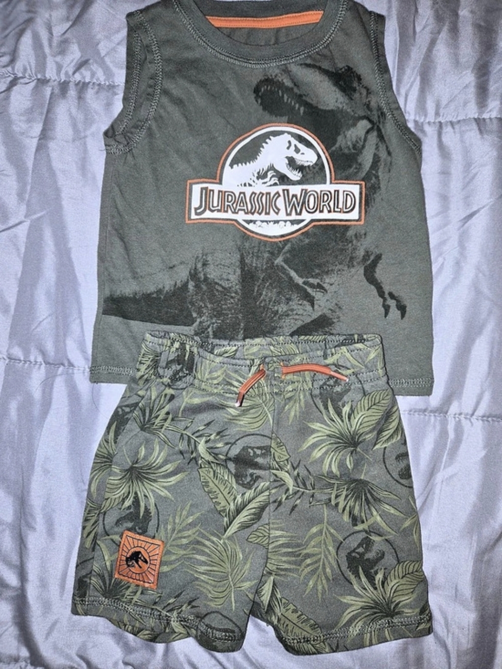 Jurassic World Toddler Boys Graphic Print Tank Top and Shorts Set Graphic Print